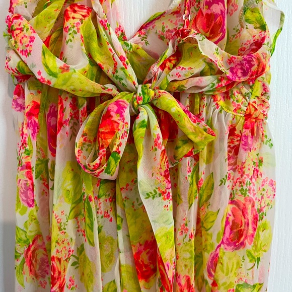 Victoria Secret toe front floral teddy sz m - Picture 2 of 6